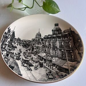 Gorham fine China USA Pasadena 1874 to 1974 dinner plate Carlos Diaz